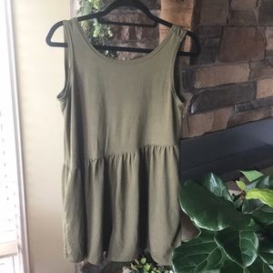 CLAD & CLOTH loose, asymmetric romper